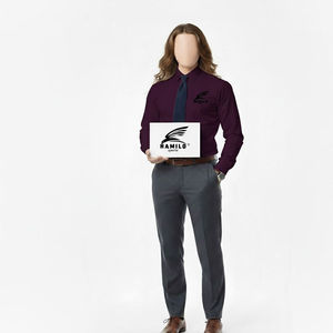 Chemises habillées d'été les plus populaires pour femmes, respirantes, pour le bureau et les occasions formelles, à manches longues. - Product Image 5