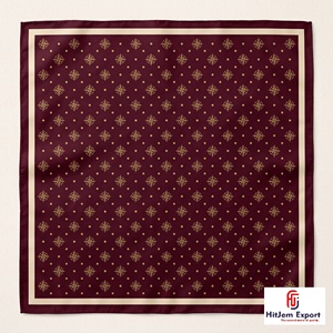 Pañuelo Cuadrado Versátil de Tela Suave, Accesorios de Moda Elegantes para Uso Casual y Formal, Suministro al por Mayor, Fabricante OEM ODM, MOQ Bajo - Product Image 6