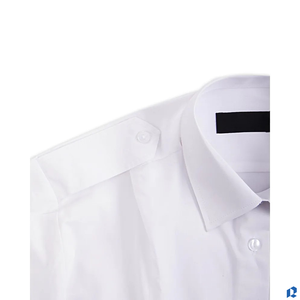 Camisa de Trabajo Blanca Transpirable para Hombre, Manga Corta, con Epaulettes de Piloto, Doble Bolsillo, Detección de Agujas, Uniforme de Polialgodón, OEM ODM - Product Image 6
