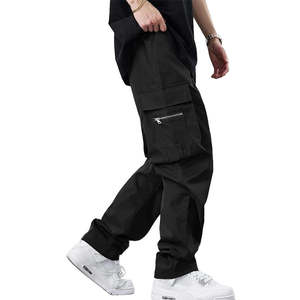 Pantalones Cargo de Algodón para Hombre, Pantalones Tácticos Casuales con Múltiples Bolsillos, Pantalones Utilitarios de Estilo Urbano - Product Image 2