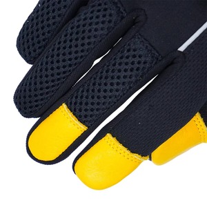 Custom Design Mechanical <b>Gloves</b> Mechanic Work Safety Leather Heavy Machinery Anti Cut Protective <b>Glove</b> - Product Image 3