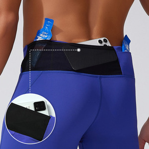 Shorts de Compression Solides et Décontractés pour Hommes, Idéaux pour l'Entraînement MMA, la Gym, le Fitness et la Course à Pied – Respirants et Séchage Rapide – Collection 2026 – Vente en Gros - Product Image 4