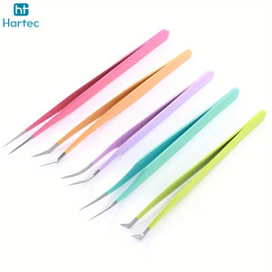 Pinzas para Extensión de Pestañas Mega Volumen con Punta Fina, Pinzas Profesionales en Forma de 90 Grados y de Bota para Pestañas 10D+, Precisión Probada a Mano - Product Image 4