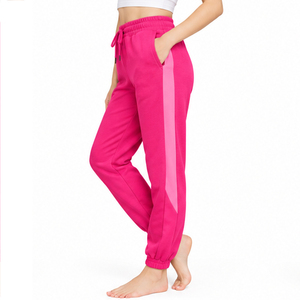 Pantalons de jogging pour femmes en tissu molletonné de coton, fabrication OEM ODM, étiquette privée, pantalons d'entraînement, vêtements de sport sur mesure, fabricant de vêtements de sport en gros, commandes en gros - Product Image 2