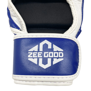 Gants de MMA pour hommes et femmes, gants de kickboxing à paume ouverte, pour entraînement au sac de frappe, équipement de Muay Thai, en cuir PU - Product Image 5