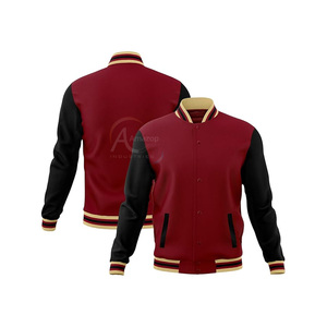 Veste universitaire personnalisée avec broderie, logo en chenille, veste de sport, uniforme d'équipe, fabricant OEM en gros - Product Image 2