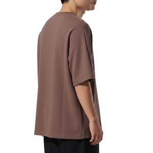Oversized Printed Men's T-Shirt Short Sleeve Front Logo Breathable Eco-Friendly Cotton Knitted Casual O-Neck <b>Top</b> - Product Image 2