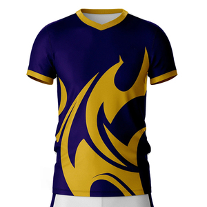 Ensembles d'uniformes de rugby personnalisés, imprimés, séchage rapide, respirants, haute qualité, 100% polyester, vêtements de sport d'équipe personnalisés, uniformes de rugby - Product Image 4