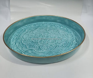 Plaque de service en métal émaillé gaufré - Product Image 2