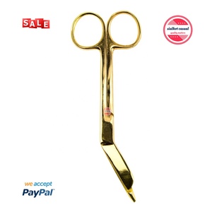 Ciseaux médicales en acier inoxydable avec motif de couleur, outil utilitaire de haute qualité pour soins dentaires, EMT, 1 pièce - Product Image 6