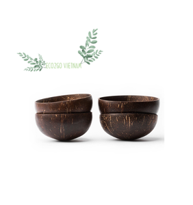Tazón de Cáscara de Coco a Precio Competitivo - Logotipo Grabado Personalizado, 100% Natural, Ecológico, Hecho a Mano, Tazones para Ensalada de Eco2go Vietnam - Product Image 1