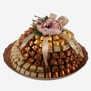 Plateau à chocolats en laiton, best-seller, style Ramadan ou classique, idéal pour offrir, organisateur multifonctionnel, plateau de rangement pour chocolats - Product Image 3