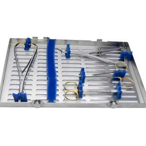 Juego de Instrumentos Quirúrgicos Dentales de 33 Piezas, Kit de Implantes, Herramientas de Cirugía Oral, Certificación CE Clase I, Manual, Plateado - Product Image 3