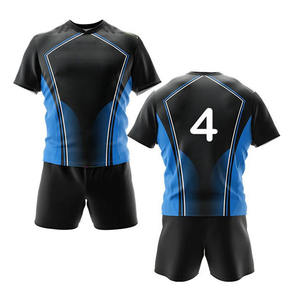 Uniformes Deportivos de Rugby Sublimados Digitales con Diseño Personalizado Excepcional, Conjuntos Cortos de Talla Grande, Secado Rápido y Transpirables para Práctica - Product Image 4