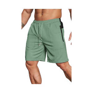 High Quality Custom Front Breathable Quick Dry 100% Polyester Solid Casual Volleyball Shorts Training Wear Drawstring Closure - Product Image 1