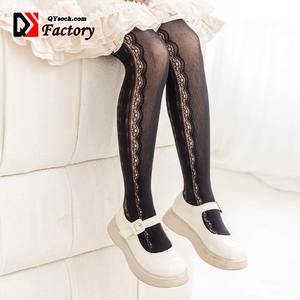 Calcetines de malla fina transpirables para bebés y niñas, estilo vintage, de color liso, con lazo, hasta el tobillo, para verano, calcetines largos de punto para niños pequeños. - Product Image 5