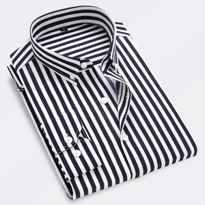Chemise à carreaux en flanelle pour homme avec logo personnalisé, manches longues, col rabattu, décontractée, pour l'extérieur - Product Image 4
