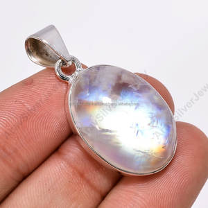 Colgante de Plata de Ley 925, joyería étnica hecha a mano, colgante de piedras preciosas reales, regalo de aniversario para mamá, colgante Vintage - Product Image 5