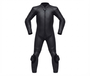 Combinaison de moto en cuir sur mesure de qualité supérieure MotoCP Racing 1 pièce, équipement de conduite avec bosse niveau 2 CE, fabriquée sur mesure - Product Image 1