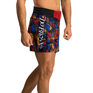Pantalones Cortos de MMA para Hombre de Alta Calidad, Ligeros y Duraderos, Elásticos, Transpirables, de Secado Rápido, Ecológicos, de Poliéster, con Diseño de Logotipo Frontal - Product Image 5