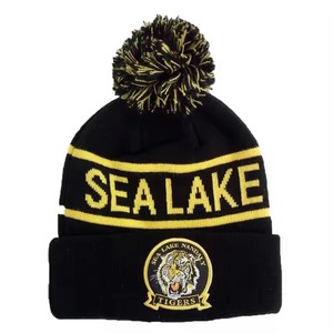 Trendy High Quality Acrylic Warm <b>Winter</b> Cold Hats <b>Caps</b> Knitted Adult Kids Beanie Custom Embroidery Logo With Pom Pom - Product Image 4