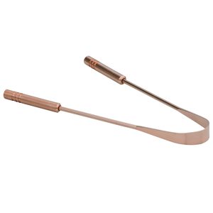 Smooth Edge Copper Tongue Scraper for Comfortable Use Removes Bacteria and Keeps Mouth Fresh from Indian Manufacturer - Product Image 1