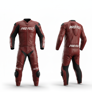 Combinaison de moto en cuir sur mesure de haute qualité avec logo personnalisé, équipement de protection, armure CE, combinaison de moto imperméable - Product Image 6