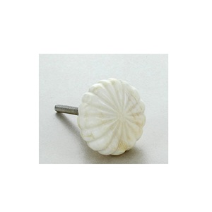 Poignées de tiroir et boutons de commode hautement polis et durables pour armoires, mobilier de bureau et de maison, quincaillerie en os incrusté - Product Image 1