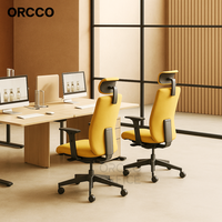 Chaise de gestion pivotante multifonction de qualité supérieure entièrement rembourrée chaise de bureau ergonomique en cuir de tissu de bureau de directeur de maison
