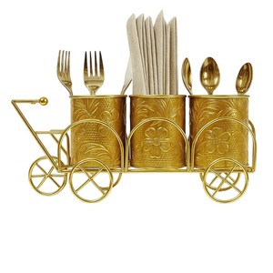 Modern Metal Cutlery Holder Stainless Steel Spoon Stand Luxury Gold Flatware Organizer <b>Caddy</b> For Restaurant Hotel Kitchen <b>Table</b> - Product Image 3