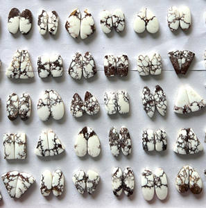 Cabujón suelto de magnesita de caballo salvaje hecho a mano tamaño de forma de mezcla Natural para la fabricación de joyas piedras preciosas Premium - Product Image 2