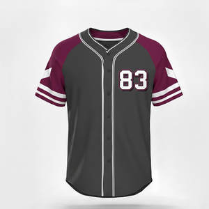 Maillot de baseball personnalisé pour homme, tissu performant, coupe flexible, conçu pour l'entraînement sportif, les matchs et les vêtements de sport. - Product Image 4