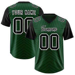 Jersey de Fútbol Americano para Adultos, Tela Interlock, Sublimación de Tinta, Diseño de Color Personalizado, Proveedor de Ropa Deportiva - Product Image 1