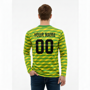 Camisetas Térmicas de Manga Larga para Hombre, Precio de Fábrica, 220g, Jersey de Algodón Sólido Informal, Secado Rápido y Transpirable - Product Image 4