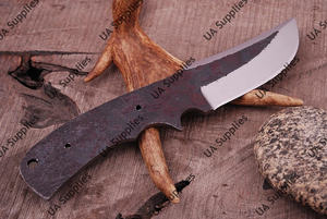 Couteau utilitaire EDC à lame fixe en acier au carbone UA Supplies 1095, pleine longueur, martelé à la main, qualité industrielle, 8 pouces, pour l'extérieur - Product Image 6