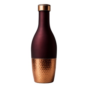 Ayurvedic Pure Copper Water Bottle Handmade Reusable Copper Drinking Bottle For <b>Men</b> Women Home Office Travel Fitness Daily Use - Product Image 2