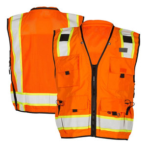 Gilet de sécurité routière pour hommes à prix abordable, avec logo personnalisé, respirant, pour la construction et les travaux routiers - Product Image 2