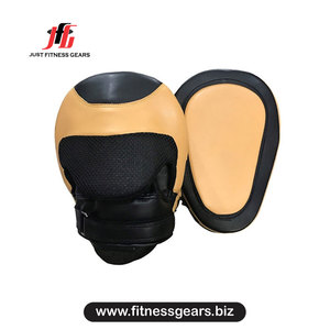 <b>Focus</b> <b>Pad</b> Training Mitts Leather Velcro Closure Breathable Martial Arts Sparring Gear - Product Image 1