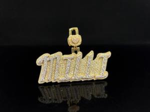 Pendentif Étoile Éternelle Personnalisé en Diamant Glacé, Plaqué Or 925, Breloque Hip Hop, Cadeau Unisexe, Le Légendaire Ice Legacy - Product Image 2