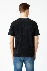 เสื้อยืดแมนแอซิดวอช สีดำ ผ้าฝ้ายแท้ ทรงปกติ สวมใส่สบาย 100% ผ้าฝ้ายแท้ - Product Image 3