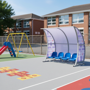 Abri pour équipe de 4 places, banc de joueur extérieur, sièges de stade de football, banc <span class=keywords><strong>sportif</strong></span> au <span class=keywords><strong>prix</strong></span> d'usine - Product Image 2