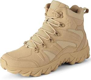 Botas Tácticas Ligeras de Cuero con Cordones de 6 Pulgadas para Trabajo al Aire Libre QUICK WAY INDUSTRIES - Product Image 4