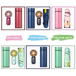 Set de Regalo para Bodas y Fiestas de Cumpleaños de Verano, Mini Ventilador y Sombrilla como Recuerdos para Invitados, Regalos Promocionales para Niños y Niñas - Product Image 2