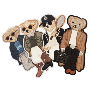 Dandy Bear Fashion <b>Sew</b> <b>On</b> Embroidered <b>Patch</b> - Product Image 1