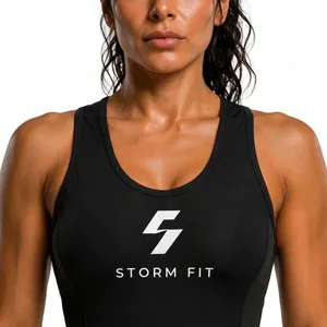 <b>Women's</b> Fitted Wrestling <b>Singlet</b> 100% Polyester Heat-Transfer Printed Breathable Stretch Quick Dry Lightweight Durable - Product Image 5