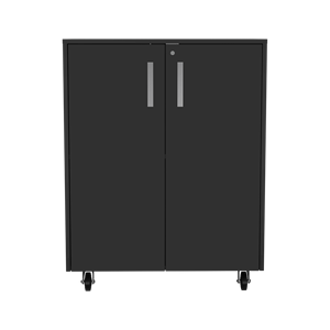 ตู้เก็บเครื่องมือแบบสองประตูยี่ห้อลูอิส พร้อมฐานล้อเลื่อนสี่ล้อและชั้นวางภายในสำหรับจัดระเบียบเครื่องมือ - Product Image 5