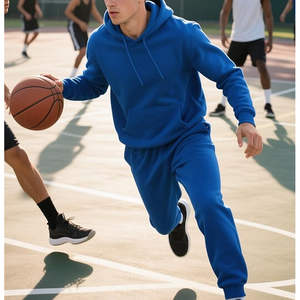 Premium Cotton Fleece Winter <b>Set</b> - Men's Custom Oversized Heavyweight Tracksuit - Product Image 2
