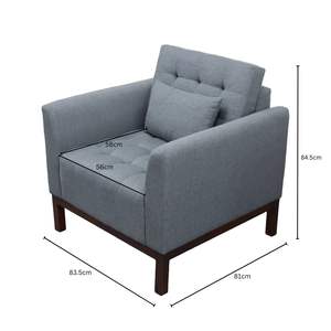 Upholstered Single <b>Sofa</b> Chair,Adult <b>Sofa</b>. Living Room <b>Sofa</b>,Loveseat <b>Sofa</b> for <b>Small</b> Space,<b>Sofa</b> Couch for <b>Bedroom</b>,Sectional Couch - Product Image 6