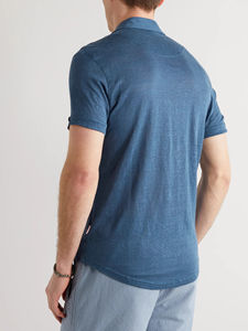 เสื้อเชิ้ตผู้ชายไซส์ใหญ่ ผ้าฝ้ายสีพื้น ทรงเข้ารูป สั่งตัดได้ ป้องกันรอยยับ สวมใส่สบายสำหรับฤดูร้อน - Product Image 6