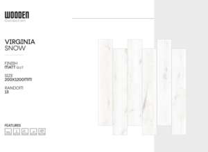 Baldosa de porcelana mate de tono natural 8x48 diseñada para soportar el alineamiento estilo tabla, con superficie lisa, equilibrada y duradera. - Product Image 3